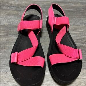 Women's Hot Pink Sandals